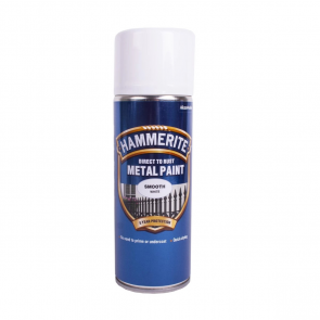 Hammerite Smooth Spīdīga, gluda virsma, aerosols, balta 0.4L